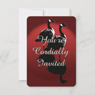 Canada Invitations Personalized Canada Goose RSVP