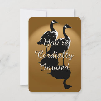 Canada Invitations Personalized Canada Goose RSVP