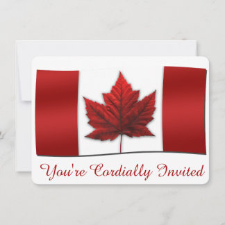 Canada Invitations Personalized Canada RSVP Cards