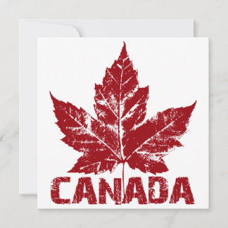 Canada Invitations Personalized Cool CAnada RSVP