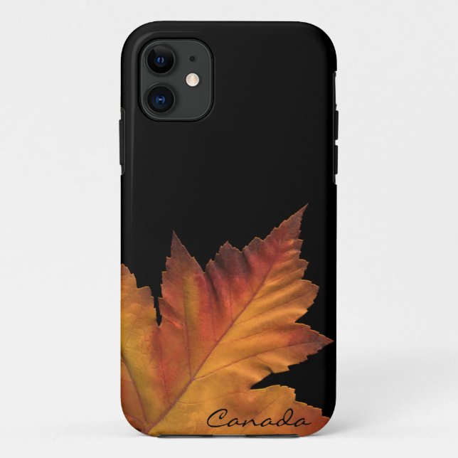 Canada iPhone Cases Canada Autumn Maple Leaf Cases (Back)