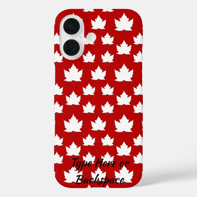 Canada iPhone Cases Canada Maple Leaf Phone Cases  (Back)