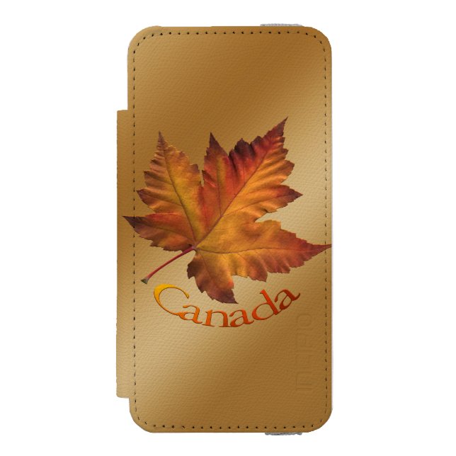 Canada iPhone Wallet Canada Maple Leaf Wallet (Folio Front)