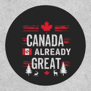 Canada is already great Anti MAGA Anti-Trump Patch