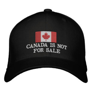Canada Is Not For Sale Embroidered Baseball Cap