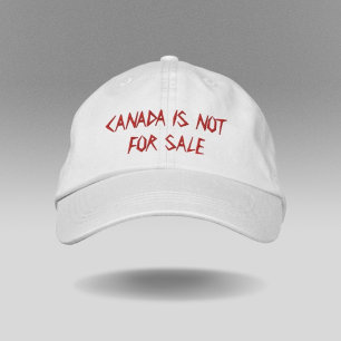 Canada is not for sale embroidered baseball cap