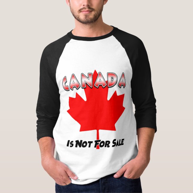 Canada Is Not For Sale Long-Sleeves Shirt (Front)