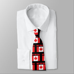 Canada is Not for Sale Neck Tie