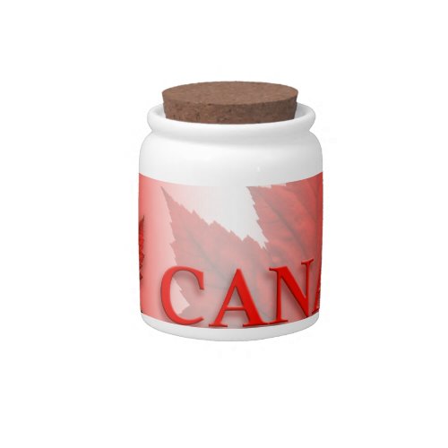 Canada Jar Canada Souvenir Candy Jar