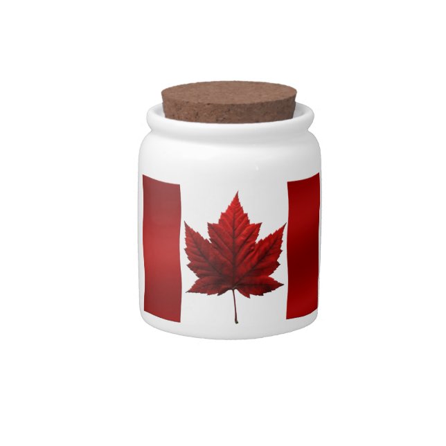 Canada Jar Canada Souvenir Candy Jar (Front)