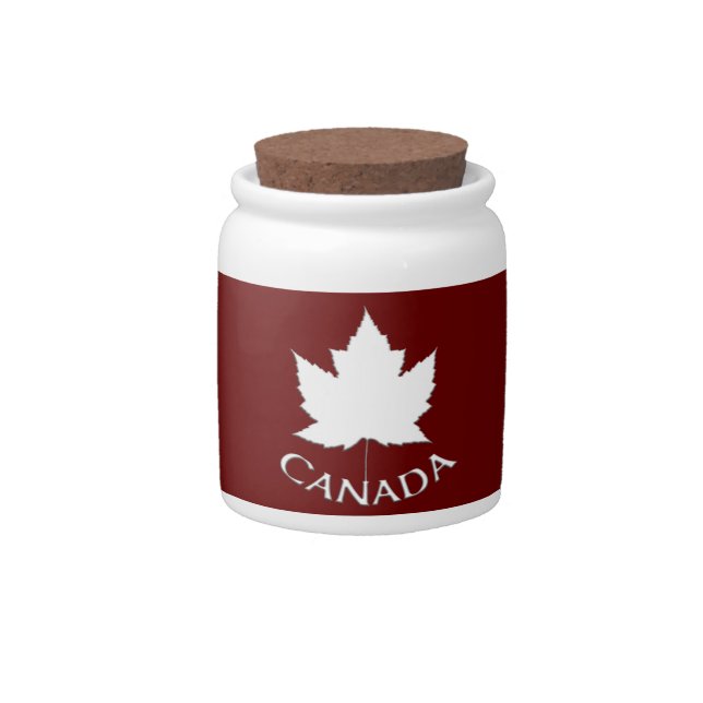 Canada Jar Canada Souvenir Candy Jar (Front)