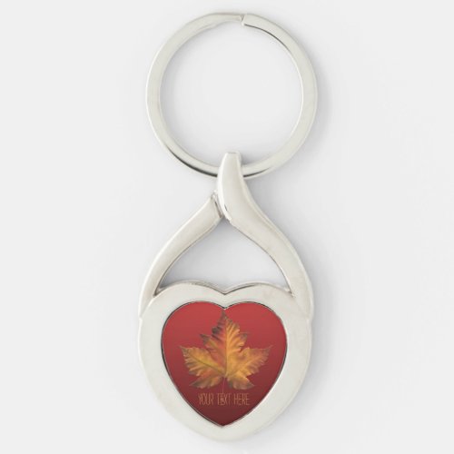 Canada Key Chains Custom Gold Maple Leaf Gifts