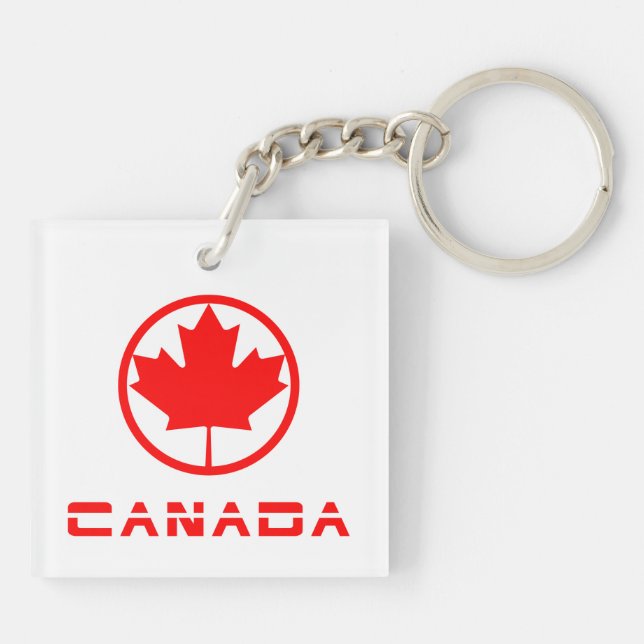 Canada Keychain (Back)
