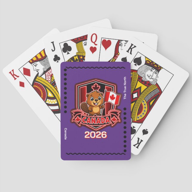 Canada Kids Poker Cards (Back)