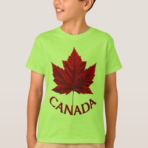 Canada Kids T_shirt Organic Canada Souvenir Shirt