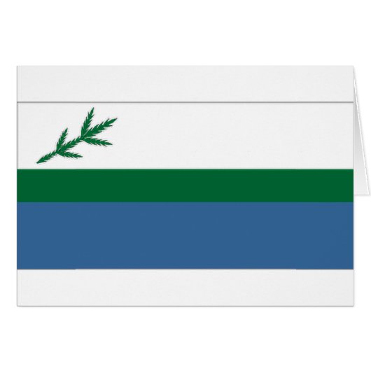 Canada Labrador local flag Cards (Front Horizontal)