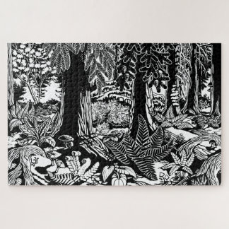Canada Landscape Art Puzzles - Forest Art Gifts