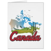 Canada Landscape Map Cards (Front)