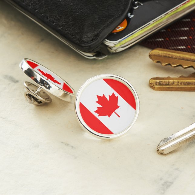 Canada Lapel Pin, Canadian Flag Pin (In Situ)