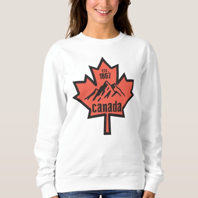 Canada Leaf Sweatshirt (Front)