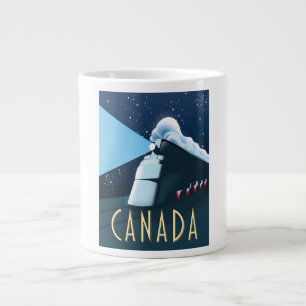Canada Locomotive travel poster Giant Coffee Mug