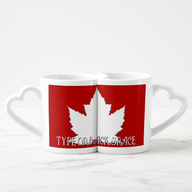 Canada Love Cups Personized Canada Souvenir Mugs (Front Nesting)