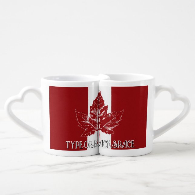 Canada Love Cups Personized Canada Souvenir Mugs (Front Nesting)