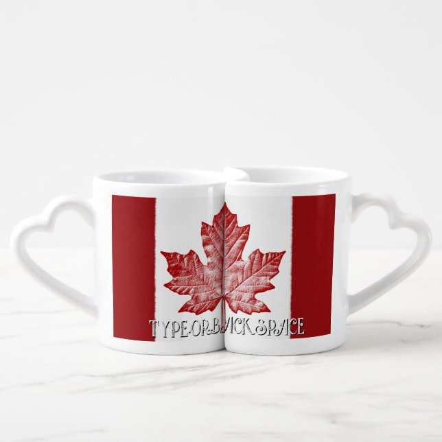 Canada Love Cups Personized Canada Souvenir Mugs (Front Nesting)