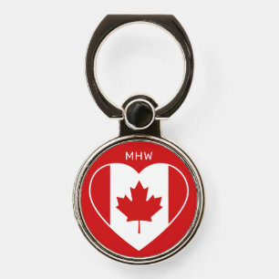Canada Love custom monogram phone grip
