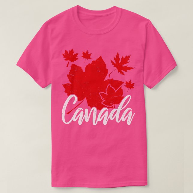 Canada Lover Canadian Maple Leaf Canada 1 T-Shirt (Design Front)