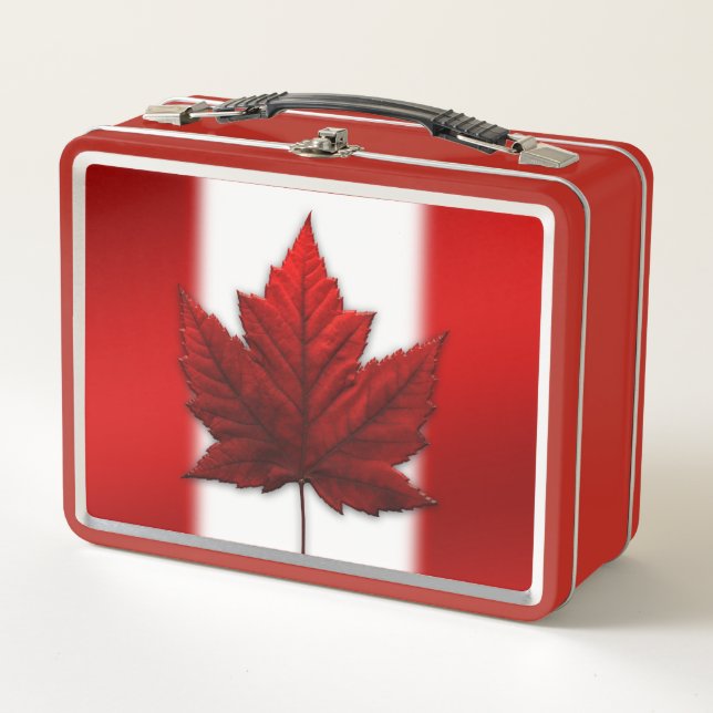 Canada Lunchbox Canada Flag Lunchboxes Customize (Front)