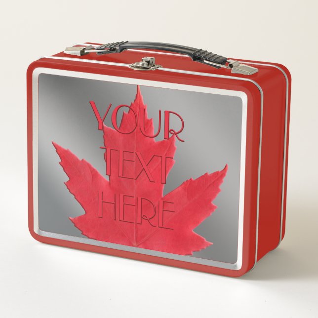 Canada Lunchbox Personalized Canada Lunchboxes (Front)