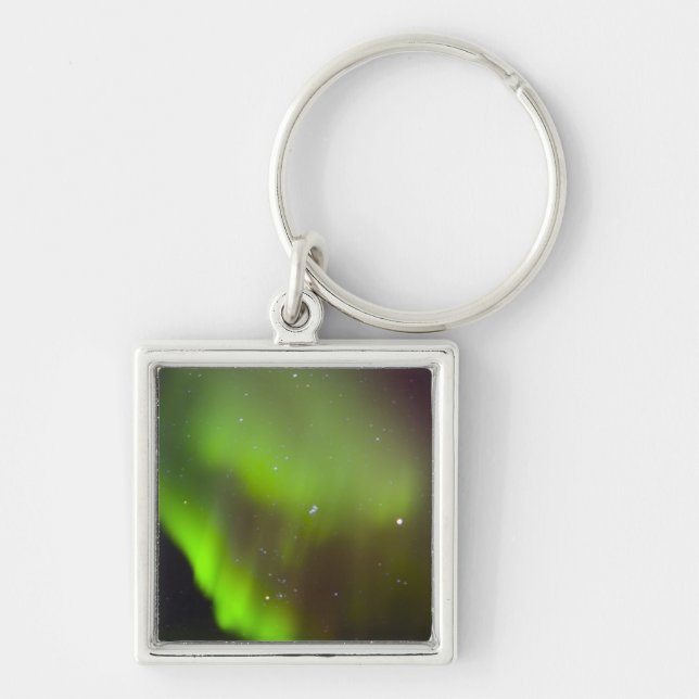 Canada, Manitoba, Churchill. Aurora Borealis in Keychain (Front)