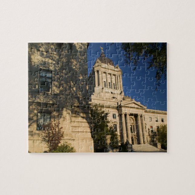 Canada, Manitoba, Winnipeg: Manitoba Legislative Jigsaw Puzzle (Horizontal)
