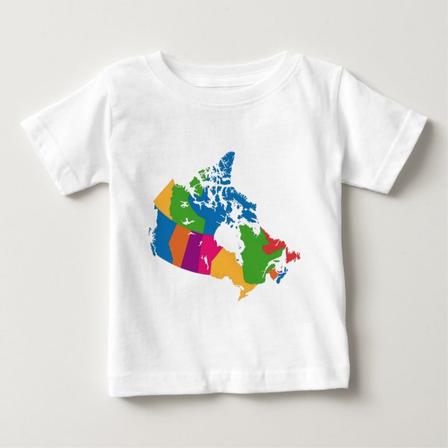 Canada map baby T-Shirt (Front)