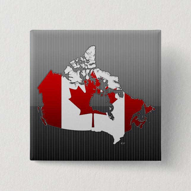 Canada: Map Button (Front)