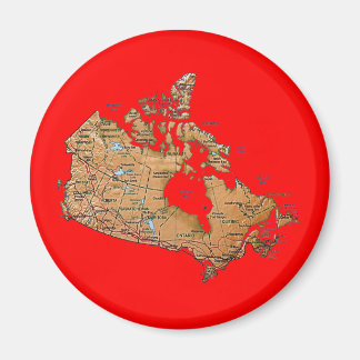 Canada Map Magnet