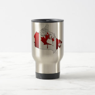 Canada: Map Travel Mug