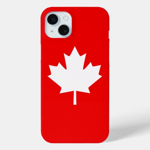 Canada Maple Leaf 1867 Anniversary 150 Years iPhone 15 Plus Case