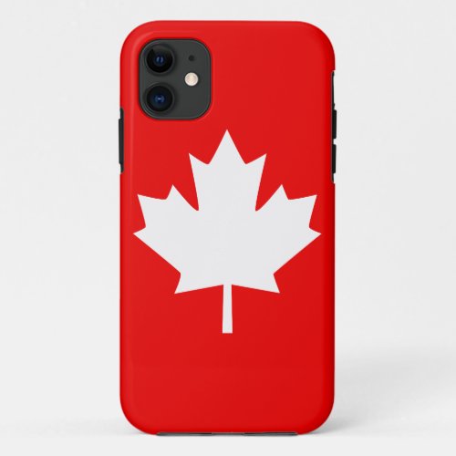 Canada Maple Leaf 1867 Anniversary 150 Years iPhone 11 Case