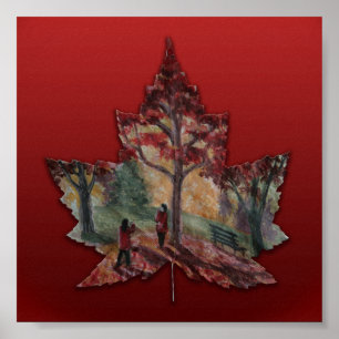 Canada Maple Leaf Art Prints - Posters