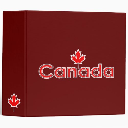 Canada Maple Leaf Binder