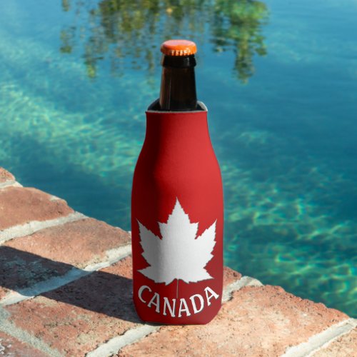 Canada Maple Leaf Bottle Cooler Custom Souvenir