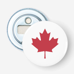 Canada Maple Leaf Bottle Opener Magnet