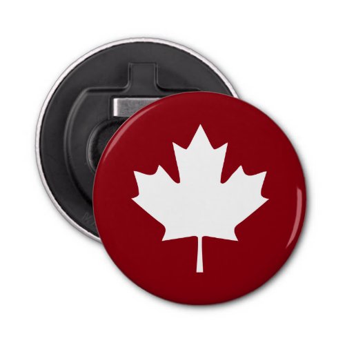 Canada Maple Leaf Bottle Opener Magnet
