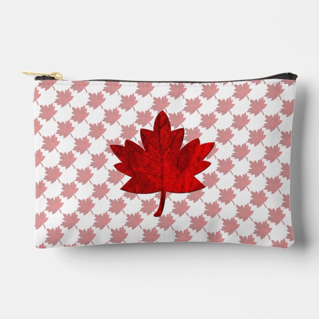Canada-Maple Leaf by Shirley Taylor Accessory Pouch (Front)
