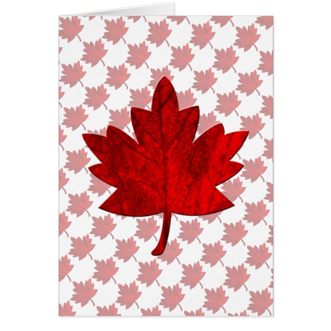Canada-Maple Leaf by Shirley Taylor Cards (Front)