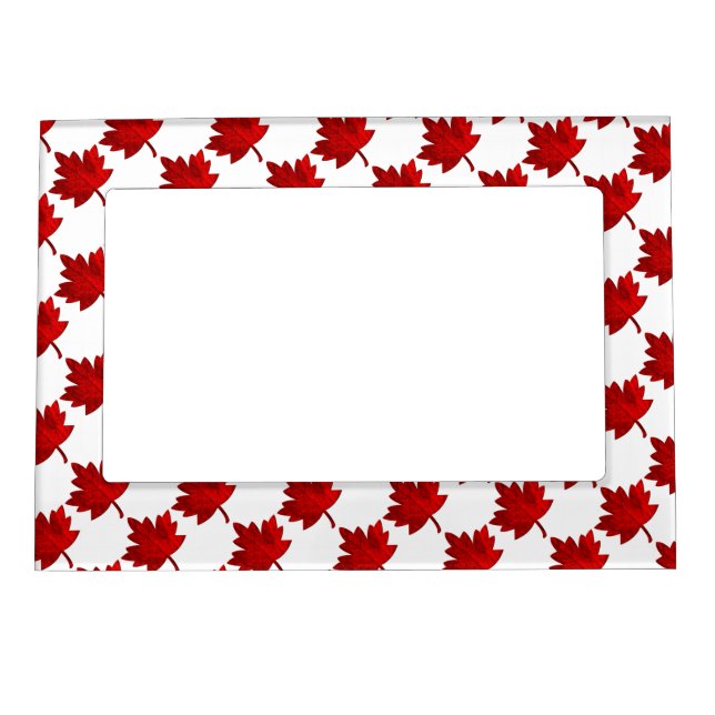 Canada-Maple Leaf by Shirley Taylor Magnetic Picture Frame (Front)