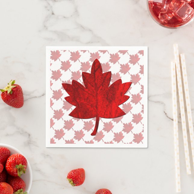 Canada-Maple Leaf by Shirley Taylor Napkins (Insitu)