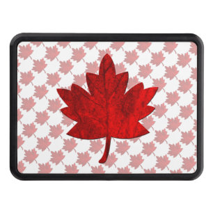 Canada-Maple Leaf by Shirley Taylor Trailer Hitch Cover